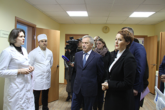 Выездное заседание правительства области